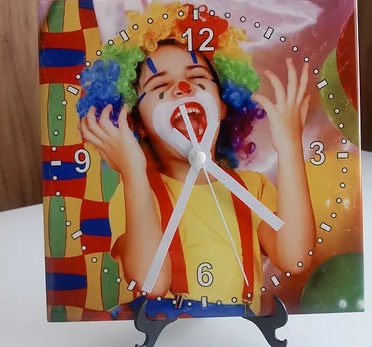 Relógio Personalizado em Azulejo (20 x 20 cm) - Imagem 5