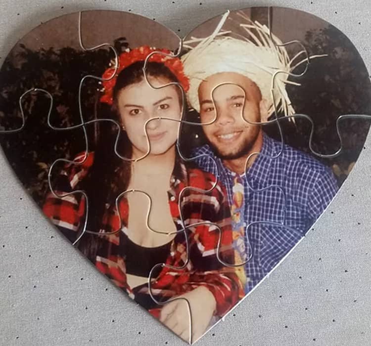 Quebra-Cabeça Coração Personalizado