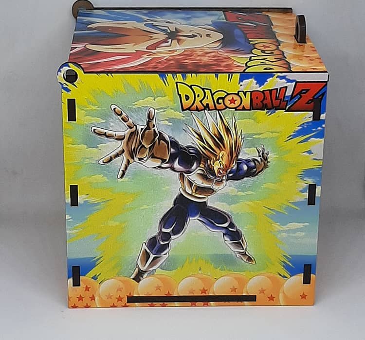 Caixa de MDF Dragon Ball Vegeta - Imagem 2