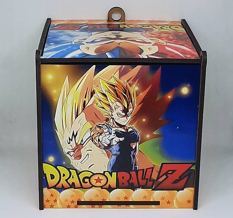 Caixa de MDF Dragon Ball Vegeta - Imagem 3