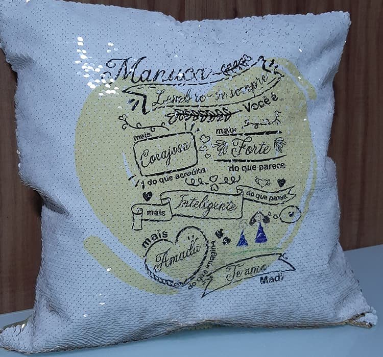 Almofadas de Paetê - Imagem 5