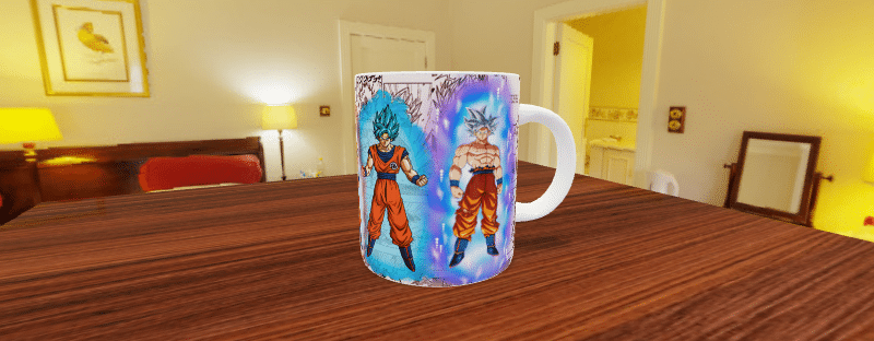 Caneca Mágica Dragon Ball - Goku Esferas do Dragão