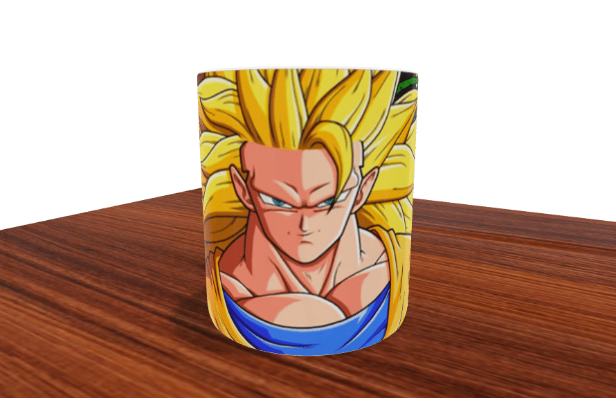 Caneca Mágica Dragon Ball Goku SSJ3 - Imagem 3