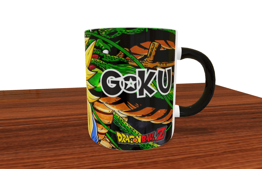 Caneca Mágica Dragon Ball Goku SSJ3 - Imagem 4